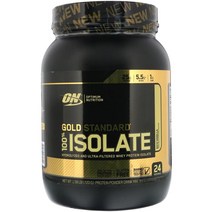 Optimum Nutrition 웨잇트 근육 건강 관리 100% 분리 유청 프로틴 Isolate Protein 리치 바닐라 맛 720g 1팩