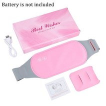 온열 마사지 매트 세탁 USB 자궁 벨트 압축 진동 허리 복부 여성 배꼽 워머 난방 패드, Type 1