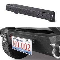 Hooke Road 지프 랭글러 YJ TJ JK JKU JL 글래디에이터 JT 타코마 툰드라 램 F150 픽업 트럭용 플립업 번호판 홀더