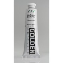 골든 인터퍼런트 아크릴물감 60ml 시리즈 7_I.T Green (Fine)