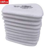 비재호흡마스크 10150Pcs 5N11 산업 방진 필터면 교체 가능 620075026800, 10 Pcs Filter cotton