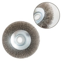 스마토 반컵 철브러쉬(스텐 회색) 연마공구 녹제거 도장