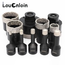 m14 thread dry vacuum brazed diamond drilling core bit 도자기 타일 드릴 비트 앵글 그라인더용 대리석 돌 벽돌 구멍 톱, 75mm