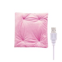 전기 난방 쿠션 전문 온난화 장치 바디 워머 매트 홈 오피스 USB 온열 시트 패드 좌석 패드 액세서리, [01] Pink