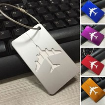 골프네임텍 골프이름표 골프라운딩준비물 알루미늄 수하물 태그 여행 액세서리 수하물 이름