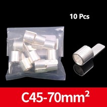 유압 프레스 압착기 자키 1.5mm ²-70mm ² C45 구리 와이어 터미널 냉간 압착 케이블 커넥터 DZ47 에어 스, 07 70mm 10pcs
