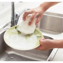 놋그릇 닦는법 3개입 싱크대 상판 그릇 얼룩 스텐 광내기 메탈크리너 탄냄비 냄비탄거제거, 1+1+1 놋그릇 수세미