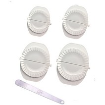 주방 도구 만두 메이커 DIY 키트 래퍼 프레스 수동 노동 절약 라비올리 엠바나다스 반죽 피부 몰더 기, 14 4 pcs mold xx