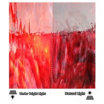 다채로운 직사각형 운모 모자이크 타일 15*20cm/5.9 * 7.8in 3mm/0.12in 두께 DIY 공예 타일 반투명 모자이크 제작 재료, Deep Red, 15cm 20cm, Deep Red