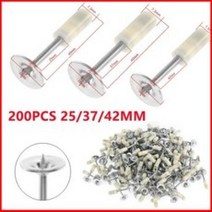 네일 건 미니타정기 200pcs 253742m 미니 스틸 네일 홈 diy 라운드 손톱 천장 벽 패스너 금속 가공 도구 7 3mm 미니 수동, 200개 25mm, 200개