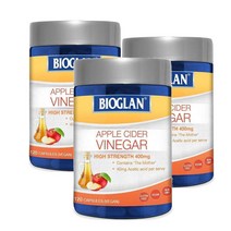 바이오글랜 애플사이다비니거 사과식초 120정 BIOGLAN Apple Cider Vinegar, 3개