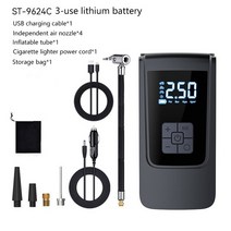 이동식에어컨 실외기없는 이동용 에어컨 공기 압축기 휴대용 자동차 타이어 팽창기 파워 뱅크 스마트 디지, 02 Style 3