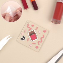 셀프 제작 키링 만들기 굿즈 DIY 투명 사각 아크릴 판