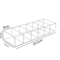 회사직인 사용인감 법인인감 명판 도장케이스 도장보관함 스탬프 상자 이중 잠금 아크릴 물개 수납 직사각형 투명 카드 은행 카드 명함 마무리 문구 수납 111, 아크릴 6칸(내부 칸막이 제거 가능)