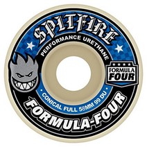 Spitfire F4 원뿔형 풀 휠 세트 화이트 블루 53mm/99D147715, 52mm