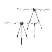 차징샵유통 3단 바다 민물 낚시 낚시대 릴 7구 받침대 거치대 스탠드, 3단접이식 낚시받침대