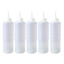 국내생산 업소용 잘라쓰는 소스통 뚜껑 미포함, 5개, 400ml
