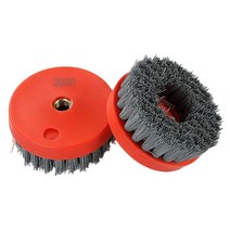 대리석연마4인치 110mm 연마 와이어 나일론 컵 브러시 1 개 돌 대리석 화강암 금속 목재 청소 앤티크, 08 320_02 M16