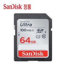 후지필름 파인픽스 X100F 호환 카메라메모리 SD카드 64GB, 선택하세요, san ultra SD카드 64GB