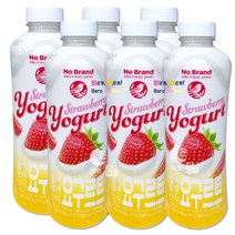 노브랜드 딸기 담은 요구르트 750ml x 6