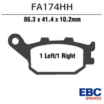 EBC 07- GSF1250 리어 브레이크패드 FA174HH