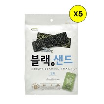 (상온)[풀무원]블랙김샌드멸치20gx5