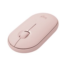 로지텍 Logitech pebble 무소음 블루투스 무선마우스 휴대용, 핑크, Logitech-Pebble-Pink