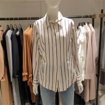 ENC SH02 블라우스 블라우스 스트라이프블라우스 ENBA01354Y1