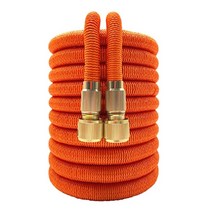 5m-45m 정원 호스 12 확장 가능한 매직 유연한 호스 mangueras para jardin 고압 세차 플라스틱 파이프 관개, 4-그냥 PC 호스, 25피트