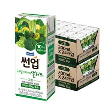 매일유업 썬업 과일야채샐러드 그린 200ml 48팩