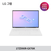 LG 그램 2023 13세대 대학생 사무용 노트북 17ZD90R-GX76K (43.1cm 인텔13세대 i7 CPU), Free DOS, 16GB, 768GB, 코어i7, 스노우화이트