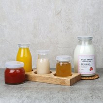 유리병 우유병 5종(택1) 음료 디저트 저장용기 밀폐용기 공병판매, 100ml(신형)