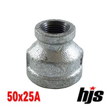 철 이경소켓 50x25A / 이경 소켓 레듀샤 배관 자재 부속 연결 나사 보일러 수도