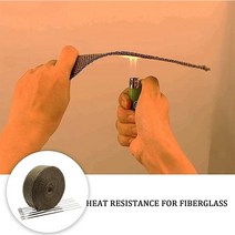 가변 배기 튜닝 머플러팁 바이크 오토바이 액세서리 머플러 열 밴드 범용 5cm 5M 10M 15M 유리 섬유 스테인레스 모토 크로스 랩, 5x5m Silver