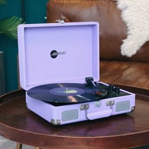 감성 아날로그 턴테이블 CD 라디오 엘피판 카세트 레코드판 장식, 화이트