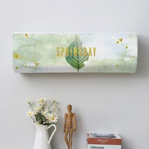 에어컨 먼지 커버 벽걸이형 에어컨 청소 가방 올인클루시브 커버 간편 청소 보호 케이스, 지 커버, 80x20x27cm