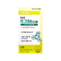 [온누리] 퓨어온 마그네슘 트리플 90정 마그네슘 영양제 눈떨림