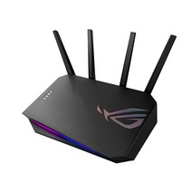 ASUS 로그 스트릭스 AX5400 Wi-Fi 6 게이밍 라우터 전용 포트/인스턴트 가드/적응형 QoS/포트 포워딩/아우라 RGB/Ai메시 호환 (GS-AX5400), AX5400 ROG Strix_Router