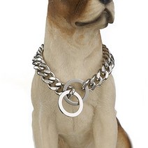 Granny Chic Strong Dog Collar Stainless Steel Pet Chain Necklace 12mm 15mm Width(15mm 26inches), 1