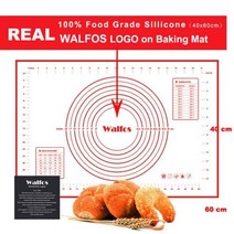 베이킹 불도장 인두 작업대 매트 스톤 WALFOS 40x60cm 비 스틱 실리콘 패드 시트 과자 도구 롤링 반죽 대형 케이크 쿠키 마카롱