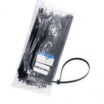 KP 케이블타이 5x300mm(블랙) 약250개입 케이블밴드 타이밴드 전선 배선정리 자루끈, 상세페이지 참조, 상세페이지 참조