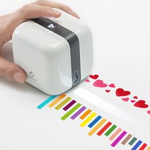 [모바일프린터a4] 파인큐브 핸드 라벨 프린터 C310BT (잉크+가이드레일+라벨스티커) 증정 잉크젯 미니 소형 라벨프린터