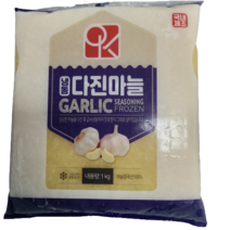 [HACCP] OK 냉동 다진 마늘 1kg (아이스팩 기본 포함), 3팩