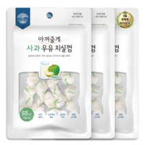 라이브잇 굿데이 아껴줄게 강아지 치실껌 SS 7p, 27개, 42g, 사과 우유