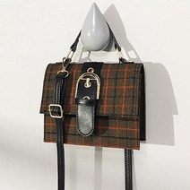 신상품 가벼운 체크무늬 크로스백 SL311