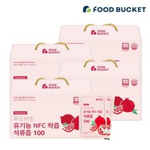 푸드버킷 물 넣지 않은 유기농 NFC 착즙 석류즙 100 120팩, 1개, 없음