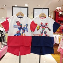 코코리따 [동아백화점 수성점] 2023 NEW~~로봇 비밀친구 헬~로 카봇 반팔 상하세트