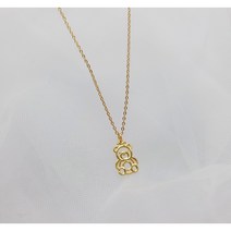 24K 순금 한돈 아기목걸이 곰돌이 3.75g