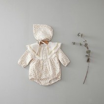 사자옷 여아 아기 신생아 백일 돐 장미 나염 바디 점프 슈트