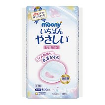 [그린에버]일본 유니참 무니 수유패드 모유패드 68매입 개별포장, 단품